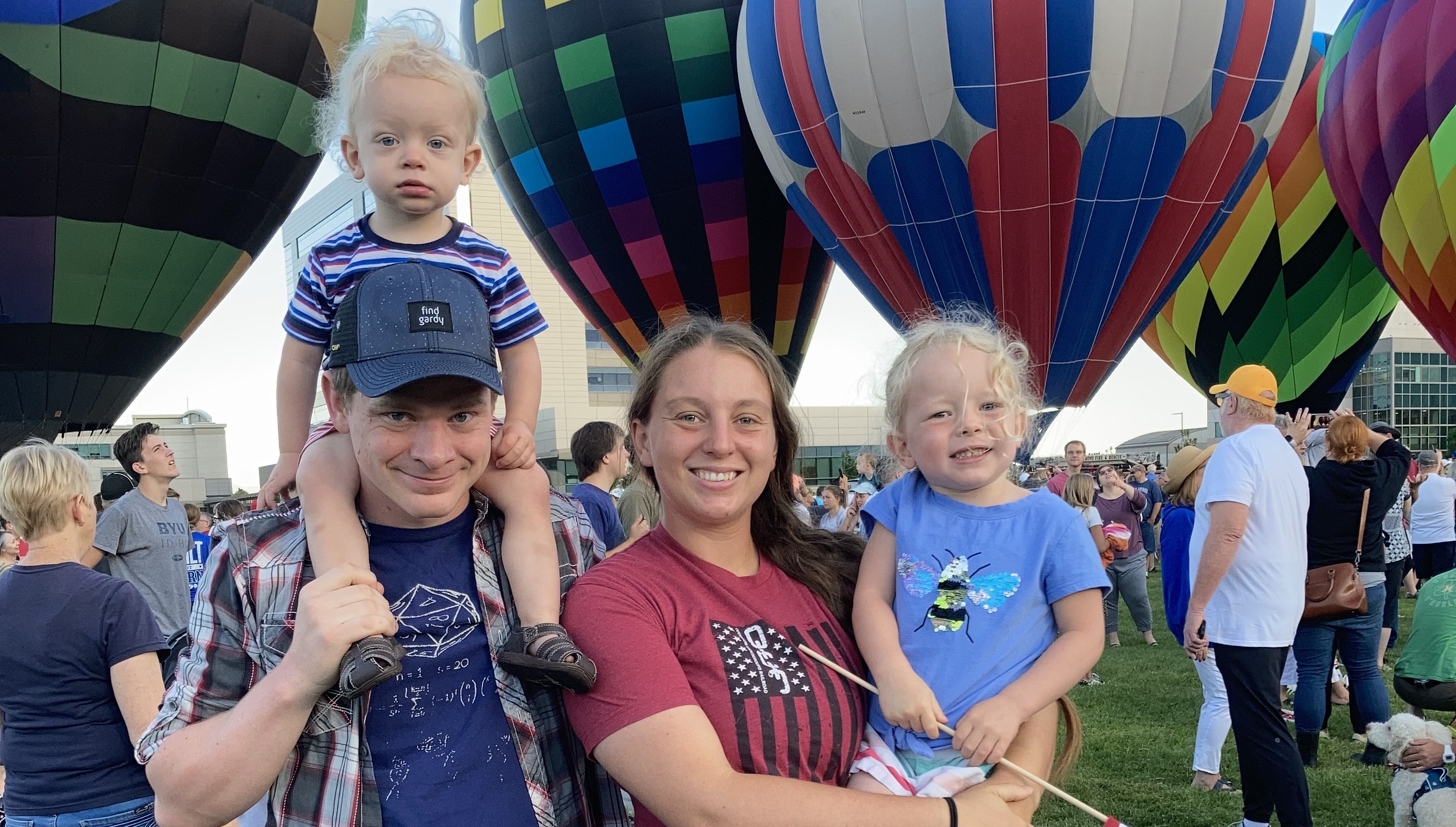 James Tyler and His Family at Baloons